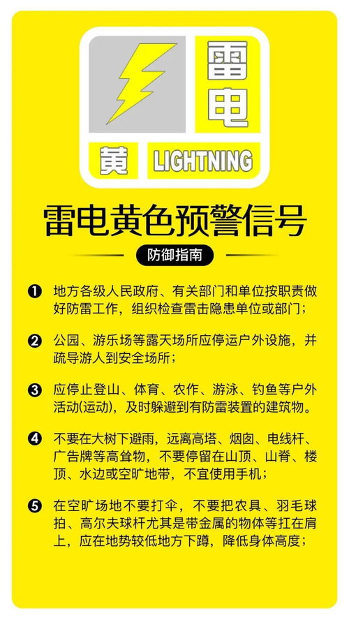 海南东方市发布雷电黄色预警，市民需加强安全防护措施以应对极端天气