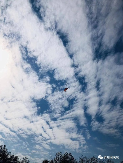 穿越云层的天空滑行者：展翅高飞，飘逸自如，俯瞰万物，感受风的愈合