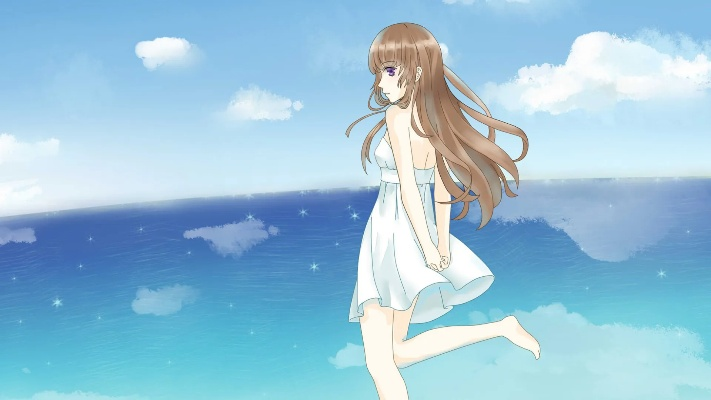 最新电脑壁纸美女卡通设计，清新可爱风格，让你的桌面焕发无限魅力